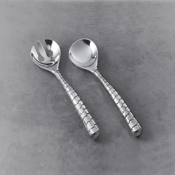 Beatriz Ball PIELES Croc Large Salad Servers - Picture 3 of 5